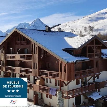 T2 Meuble Tourisme 3 Etoiles, Pied Des Pistes-Parking Prive Avec Balcon Et Superbe Vue Apartment Les Deux Alpes Exterior photo