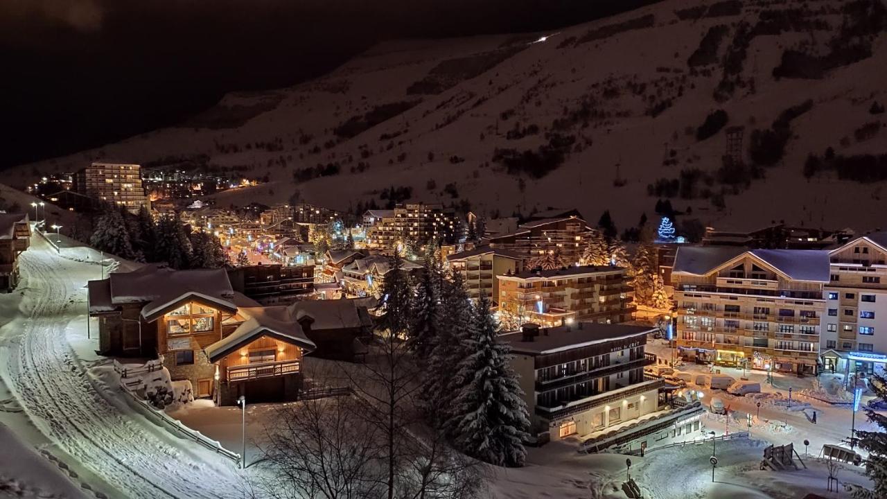 T2 Meuble Tourisme 3 Etoiles, Pied Des Pistes-Parking Prive Avec Balcon Et Superbe Vue Apartment Les Deux Alpes Exterior photo